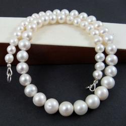 okazały,klasyczny,perłowy - Naszyjniki - Biżuteria