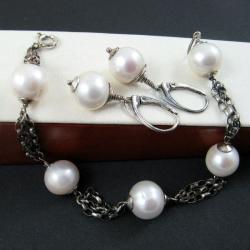 klasyczny,perłowy - Komplety - Biżuteria